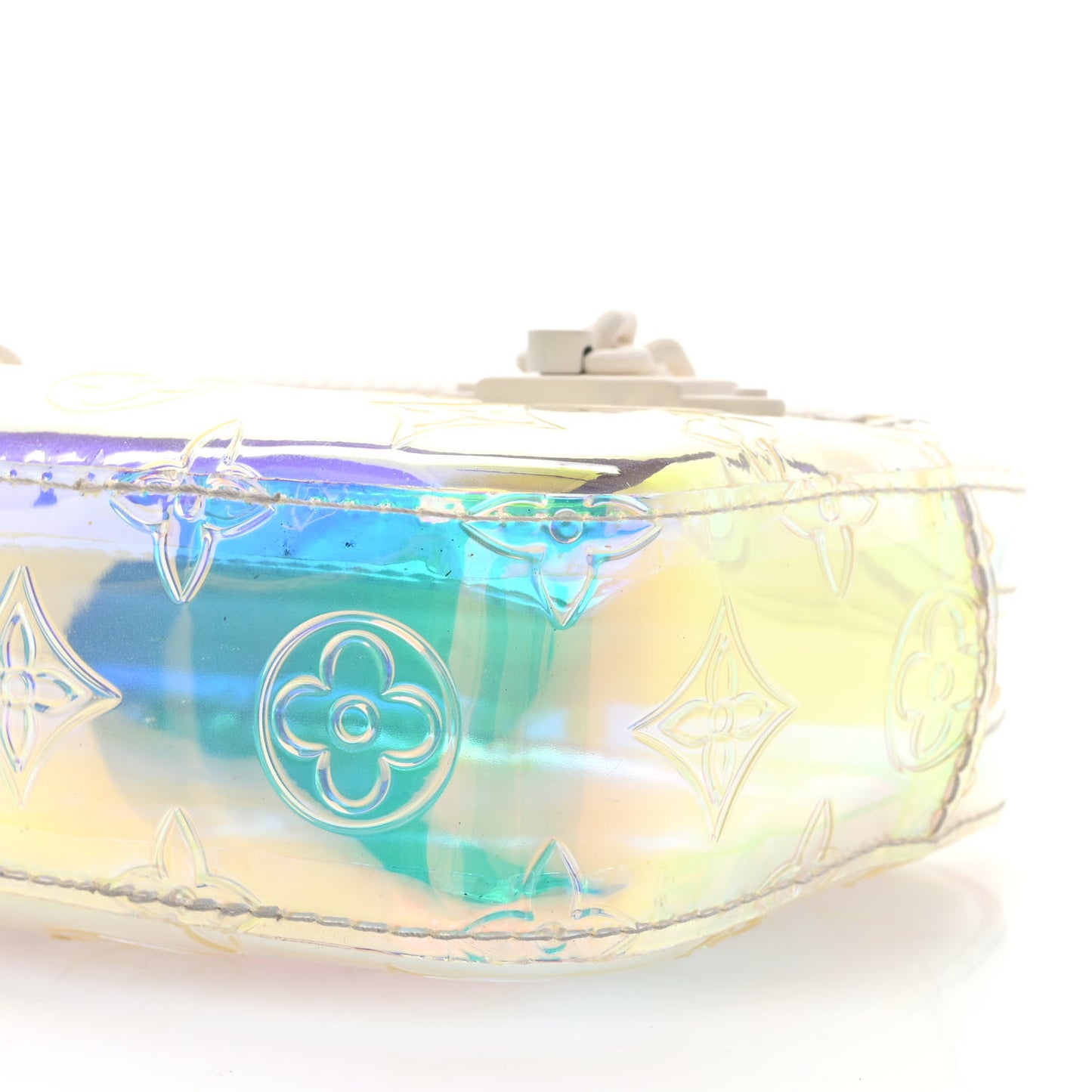 PVC Monogram Pochette Volga Iridescent Prism