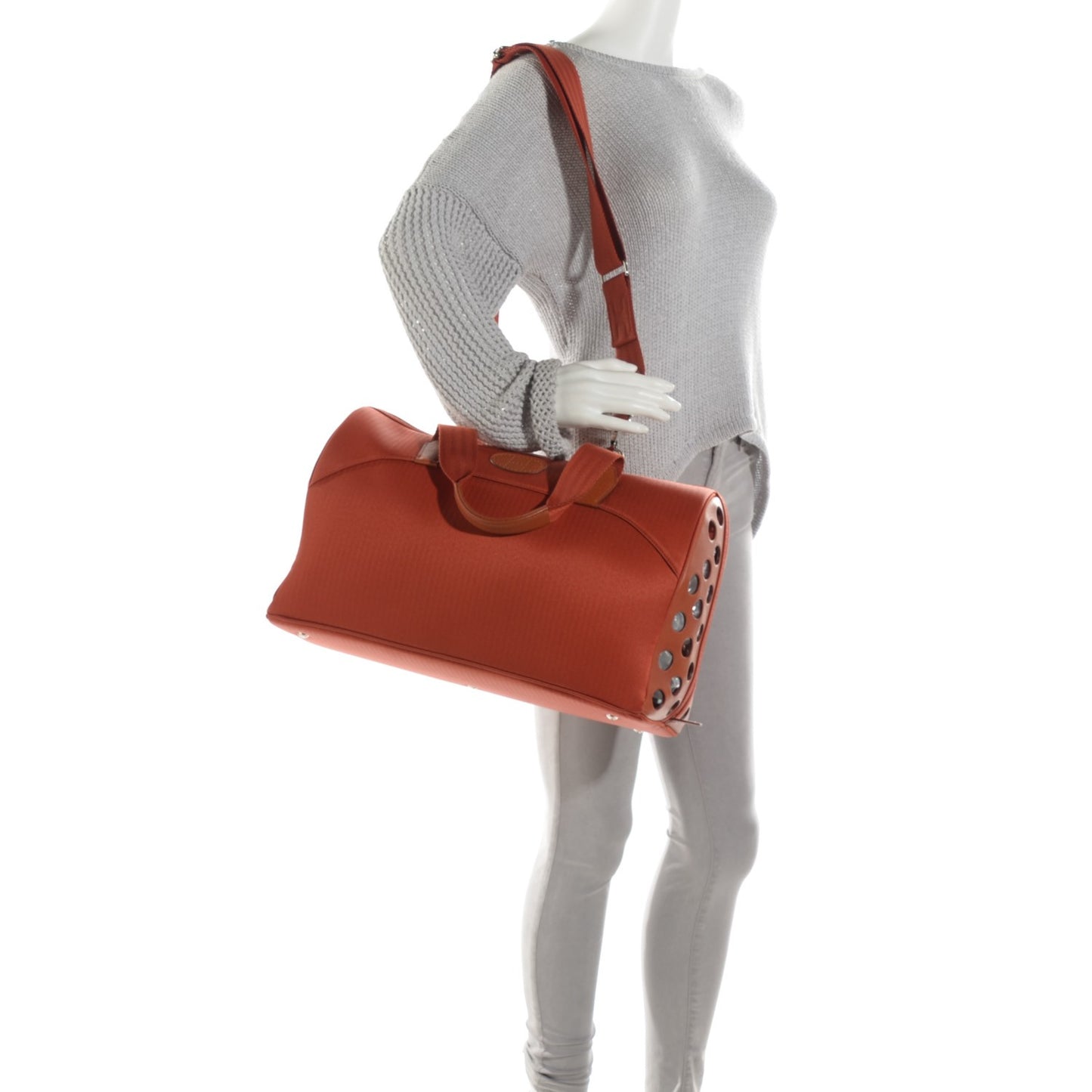 Buffle Toile Sac A Chien TouTou Brique Potiron