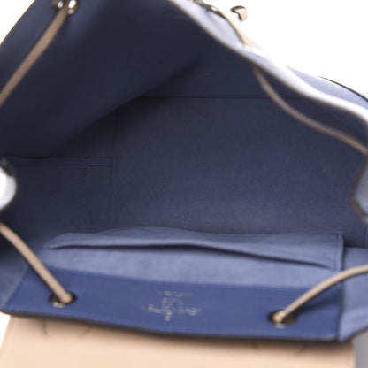 Louis Vuitton Calfskin Lockme Backpack Denim 4 of 9