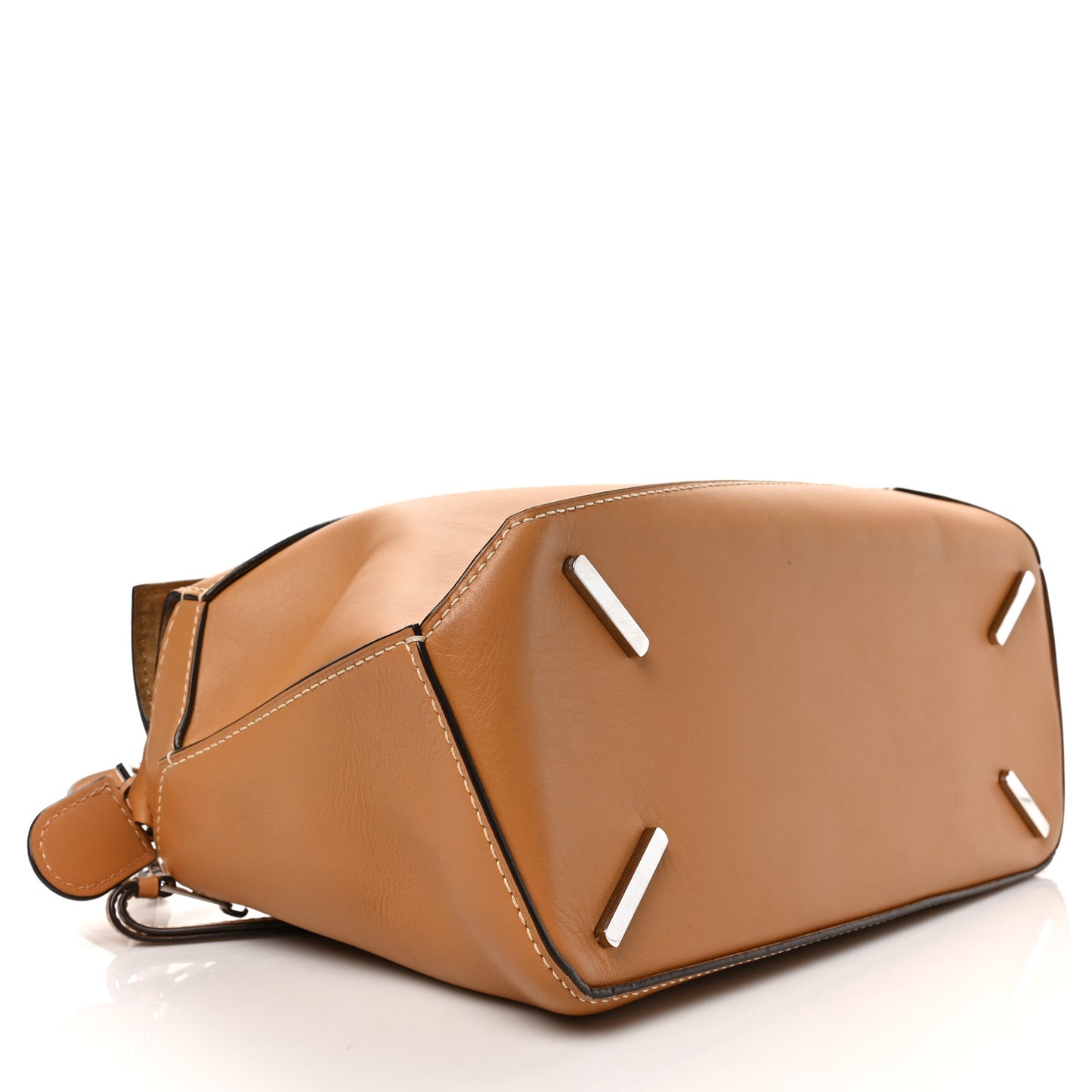 Calfskin Large Puzzle Bag Warm Desert