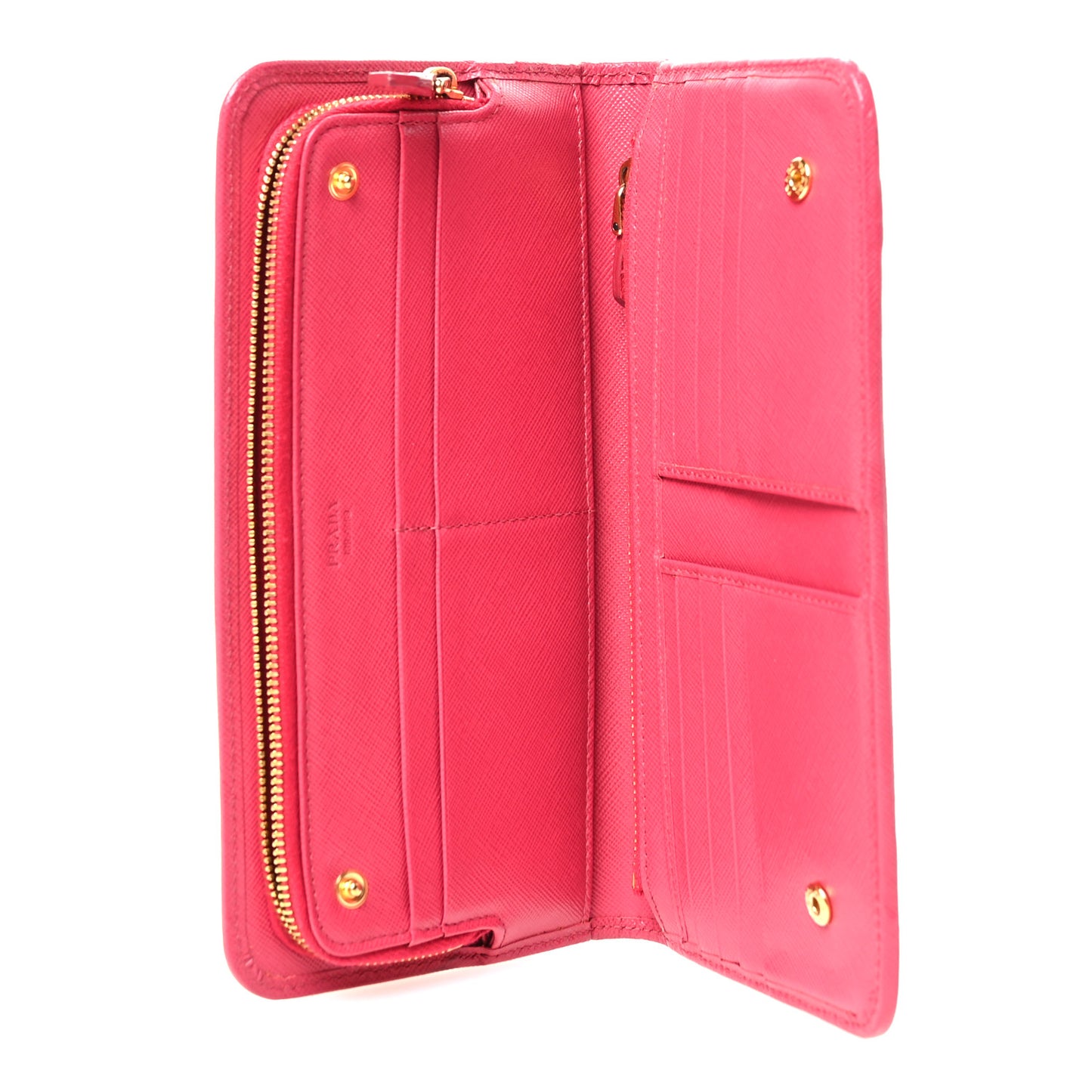 Saffiano Continental Double Snap Wallet  Peonia