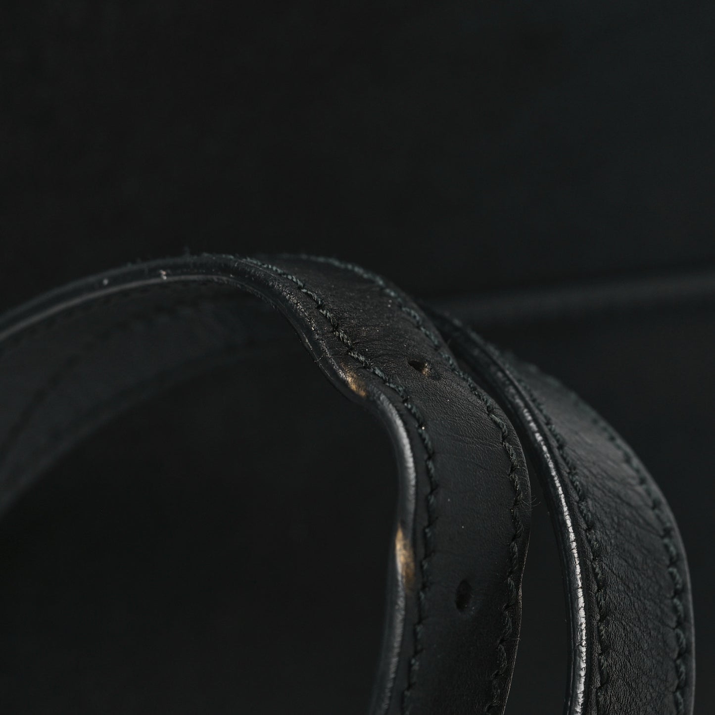 Calfskin Sylvie Web Small Queen Margaret Top Handle Bag Black