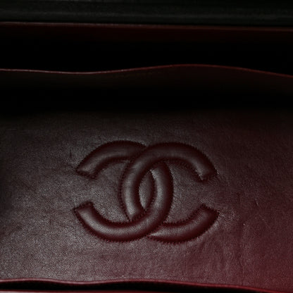 Chanel Lambskin CC Quilted Chain Top Handle Vanity Black 5 of 9