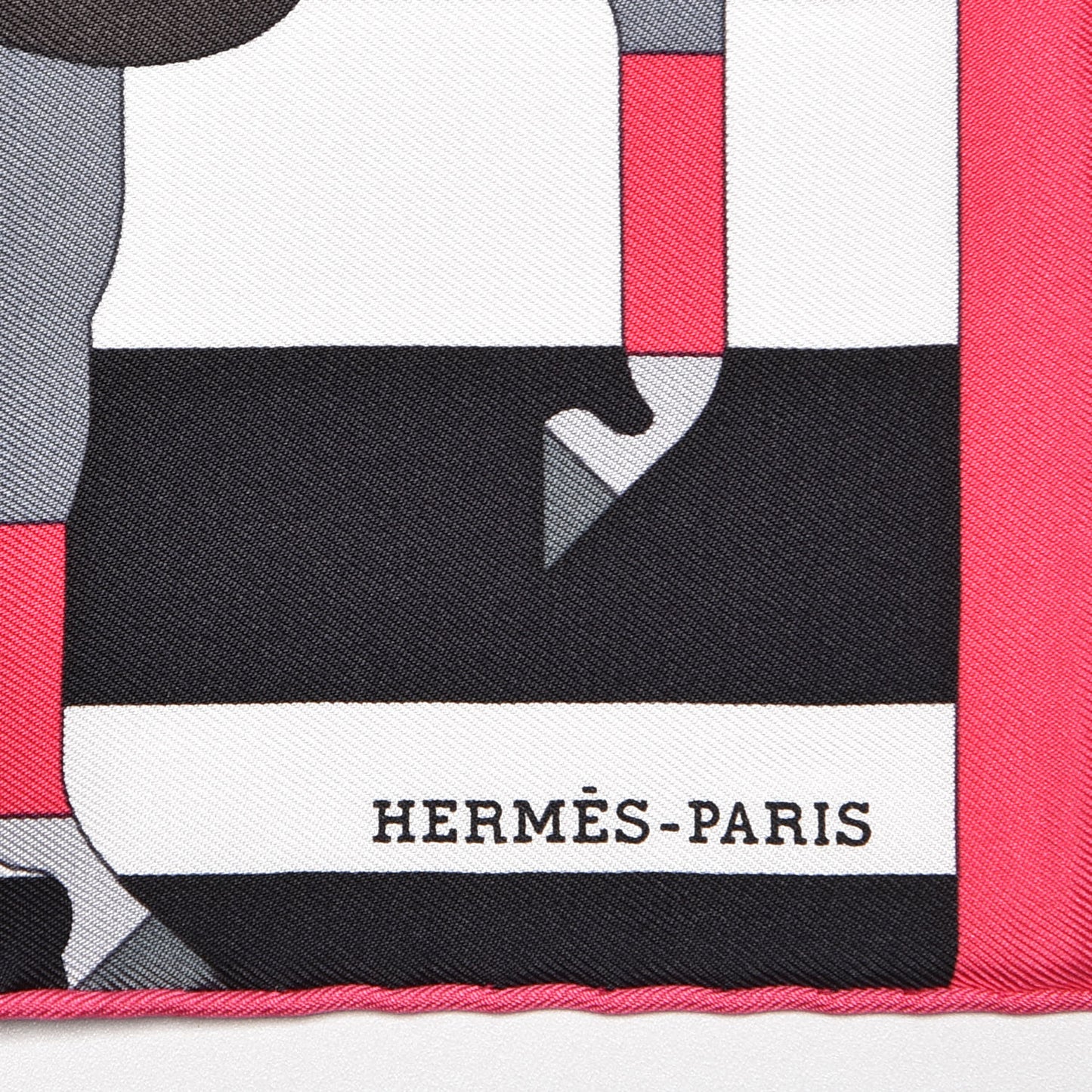 Silk Rocabar Pocket Square Vif Gris Noir