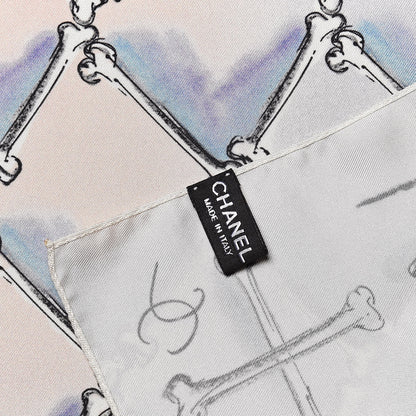 Chanel Silk Les Vanites Scarf Multicolor 4 of 5
