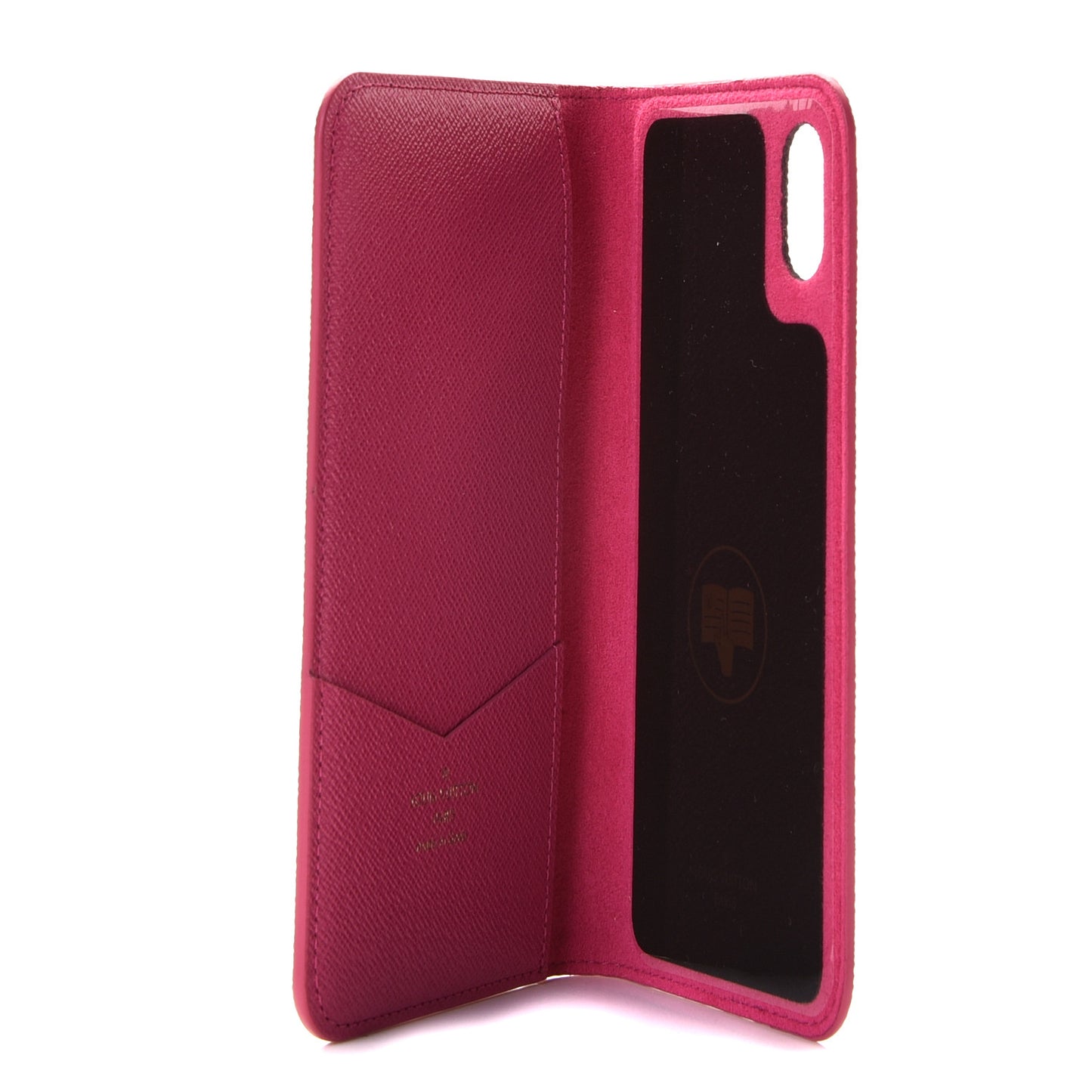 Monogram iPhone XS Max Folio Case Rose Pop