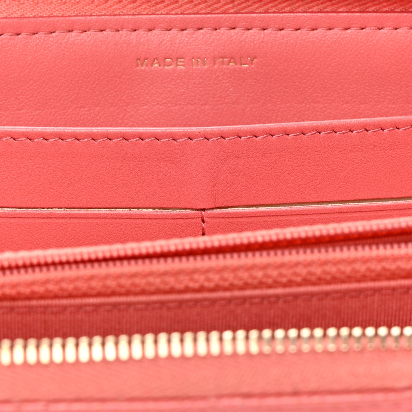 Caviar Quilted Large Gusset Zip Around Wallet Pink