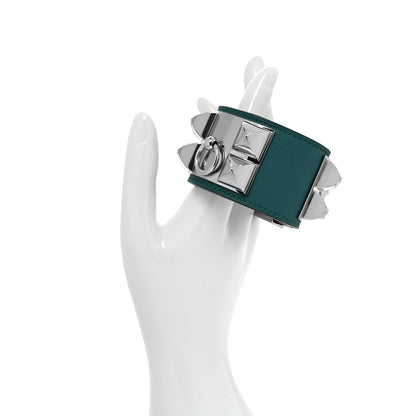 Hermes Swift Collier de Chien CDC Bracelet S Malachite 2 of 5