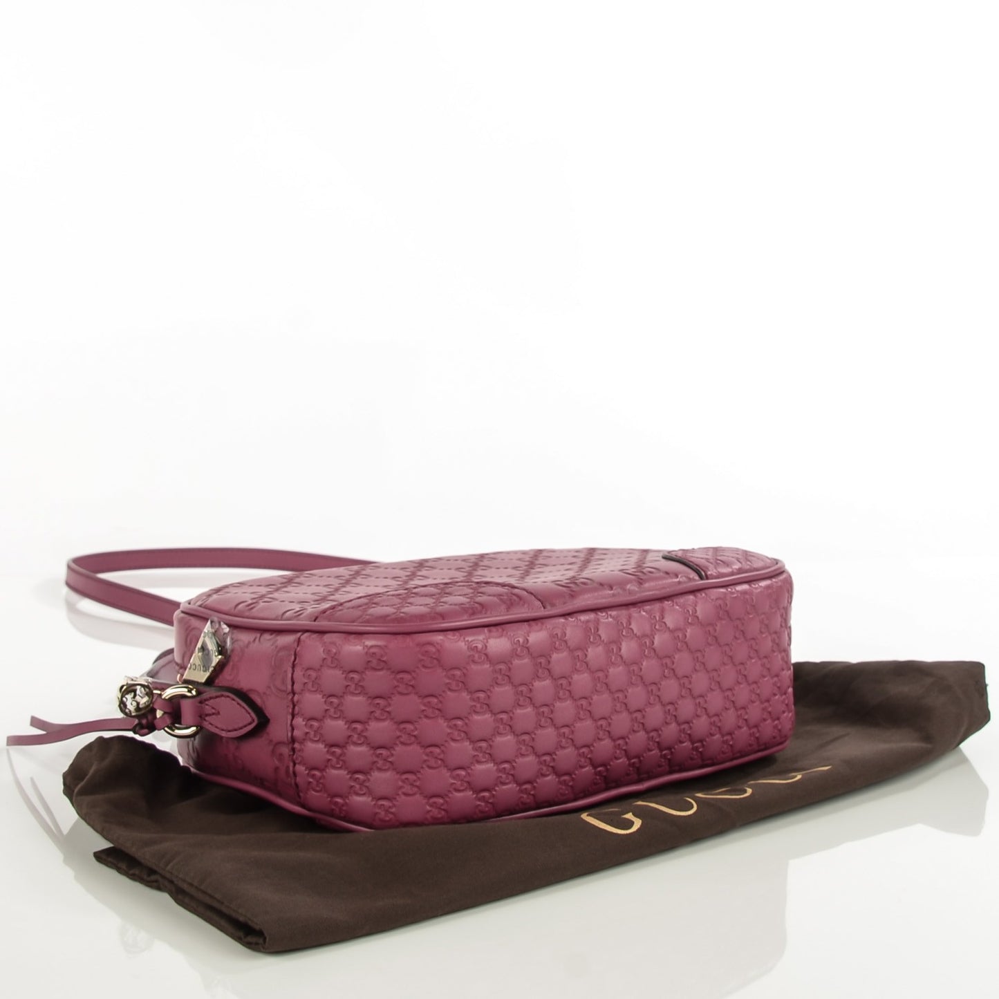 Guccissima Signature Mini Bree Messenger Bag Peonia Flower