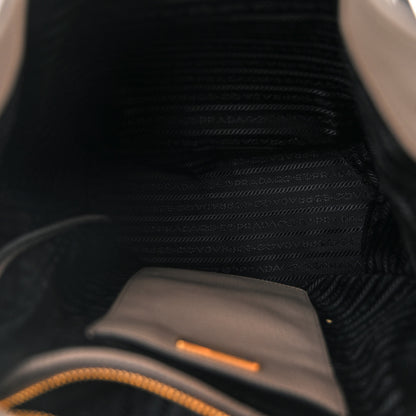 Prada Vitello Daino Backpack Argilla 5 of 13