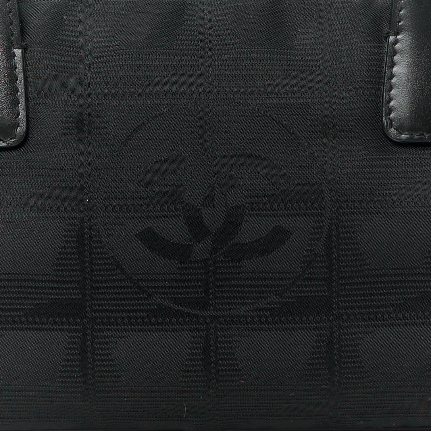 Chanel Nylon Travel Bowler Black 8 of 10