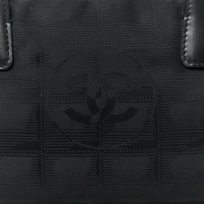 Chanel Nylon Travel Bowler Black 8 of 10
