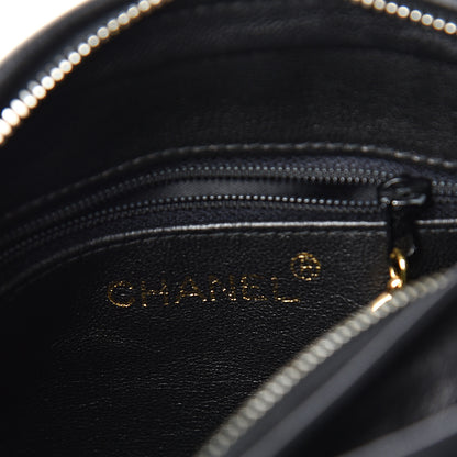 Chanel Lambskin Quilted Camera Case Black 6 of 12