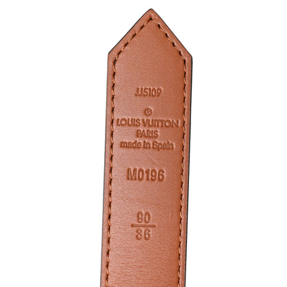 Louis Vuitton Monogram 25mm Dauphine Reversible Belt 90 36 Tan 3 of 4