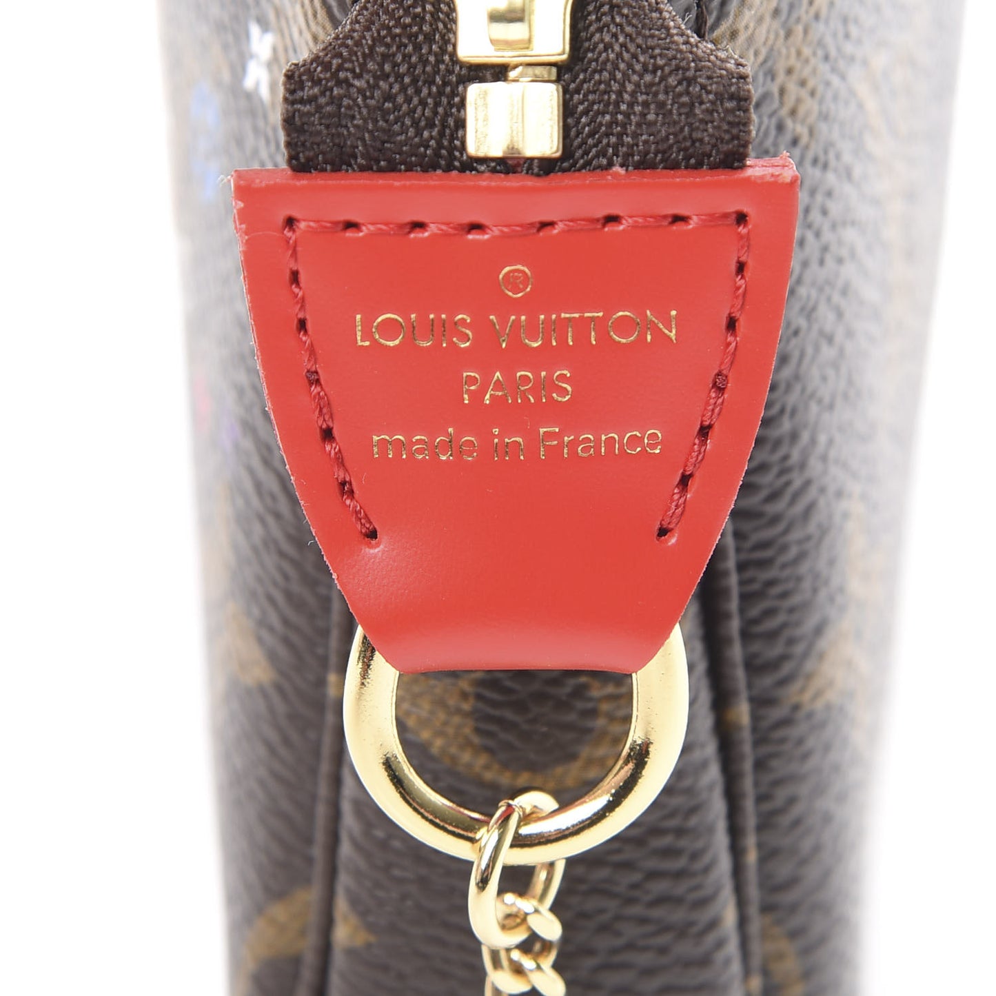 Monogram 2020 Christmas Animation Bumper Cars Mini Pochette Accessories Coquelicot