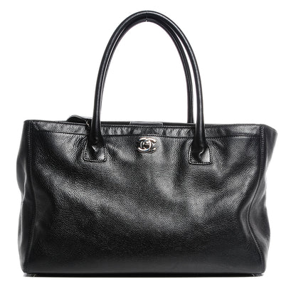 Chanel Calfskin Cerf Executive Shopper Tote Black 1 of 8