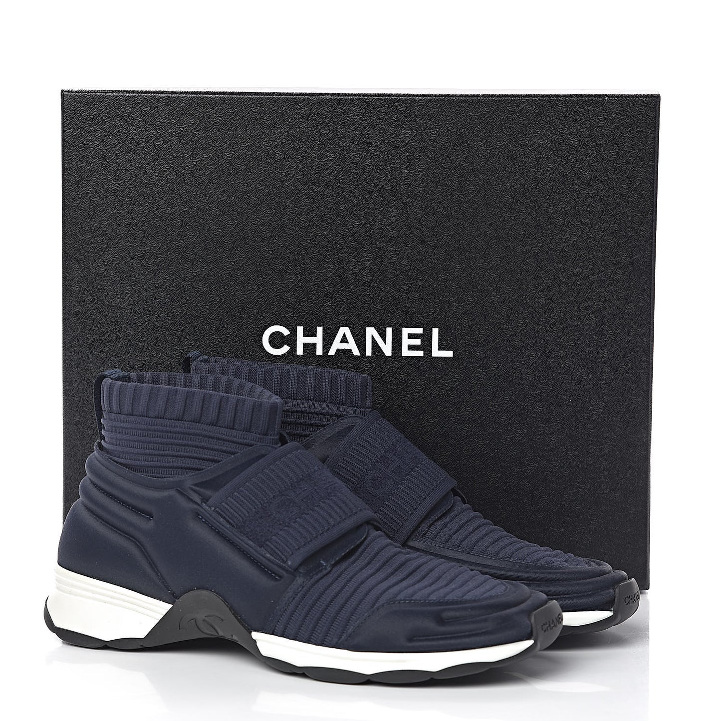 Stretch Fabric Womens CC Sneakers 37 Blue