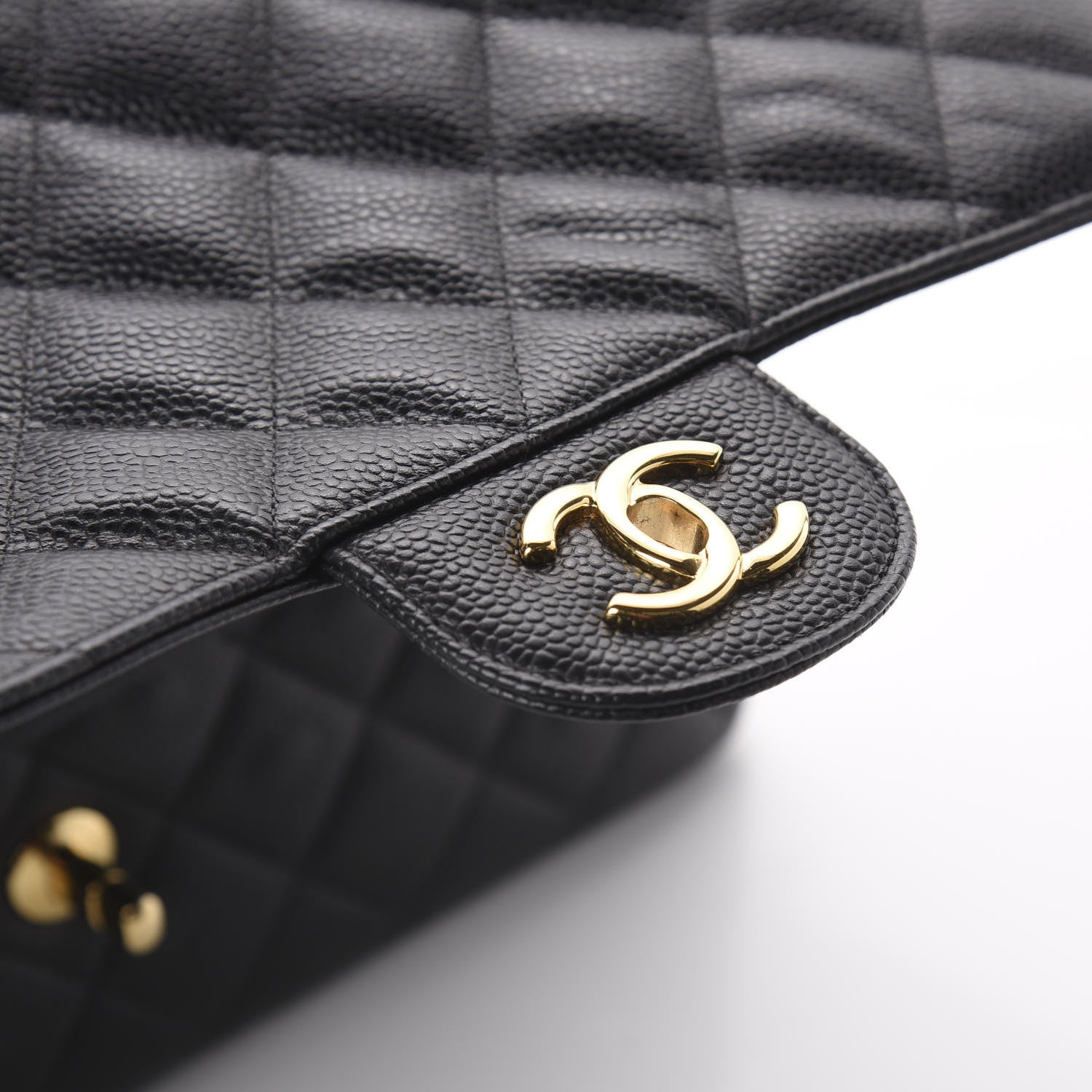 Chanel Caviar Quilted Jumbo Double Flap Black 4 of 11