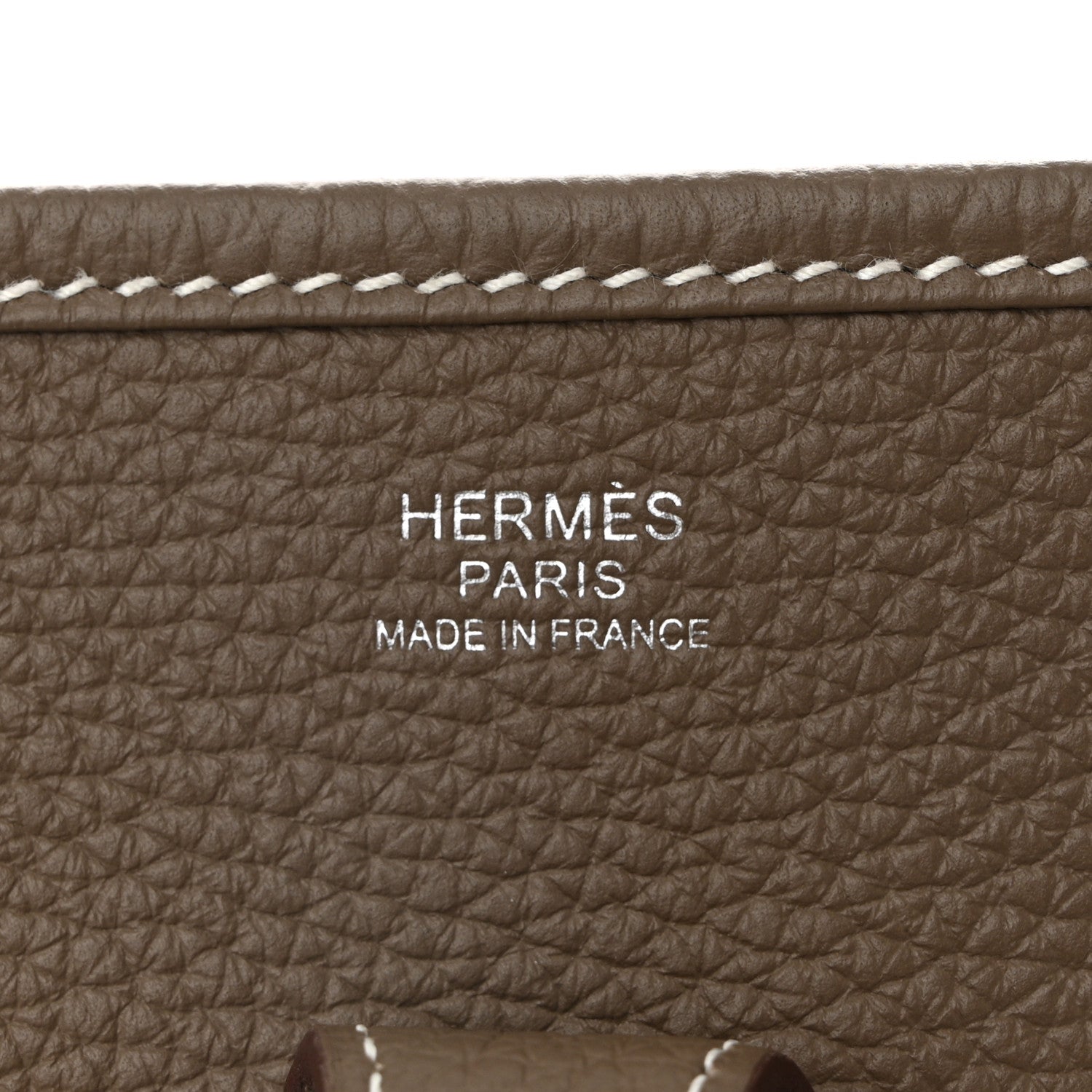 Hermes Taurillon Clemence EVELYNE III PM Etoupe 6 of 11