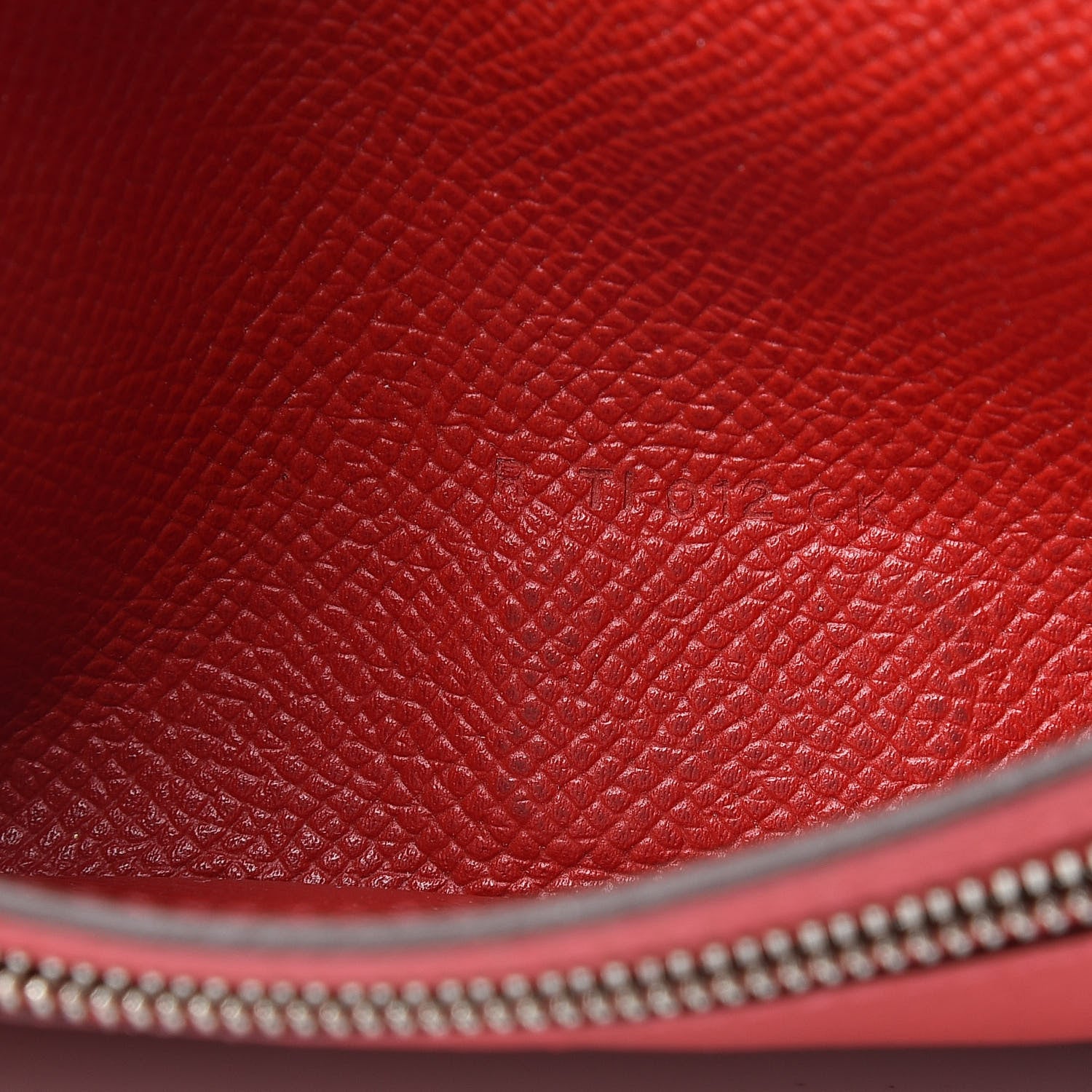 Hermes Epsom Bearn Gusset Wallet Rouge Casaque 7 of 18
