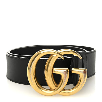 Gucci Calfskin Double G 40mm Belt 70 28 Black 1 of 5