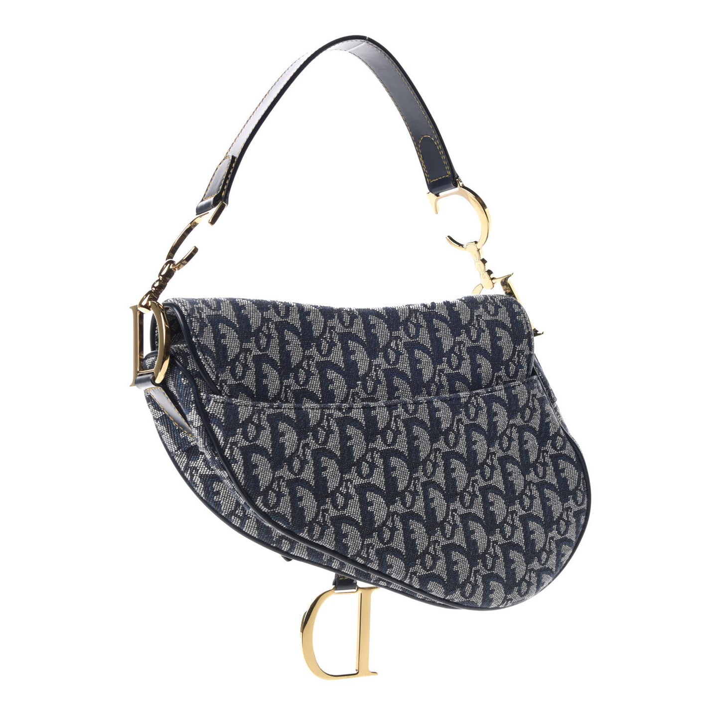 Monogram Saddle Bag Blue