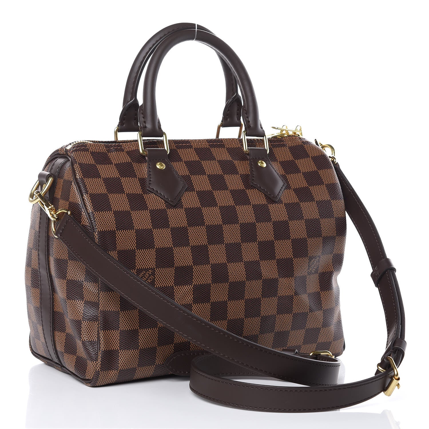 Louis Vuitton Damier Ebene Speedy Bandouliere 25 3 of 12