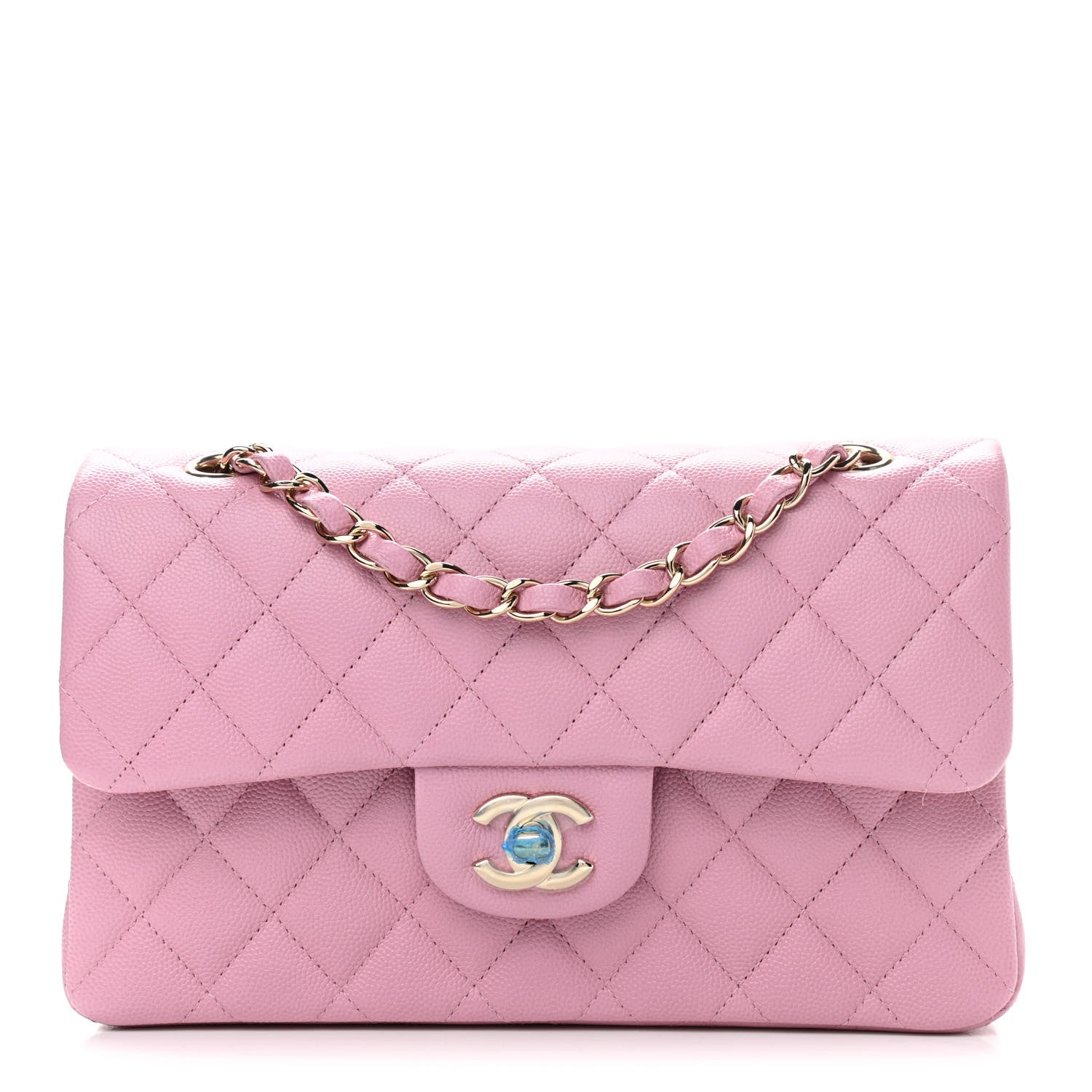 Chanel Caviar Quilted Small Double Flap Pink 1 of 11