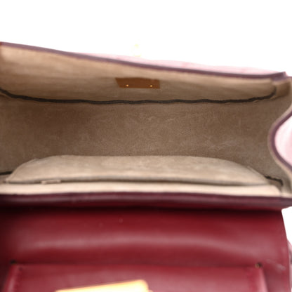 Chloe Calfskin Quilted Mini Drew Bijou Shoulder Bag Dahlia Red 5 of 10