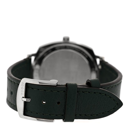 Gucci Stainless Steel Calfskin 35mm Grip Quartz Watch Black 3 of 5