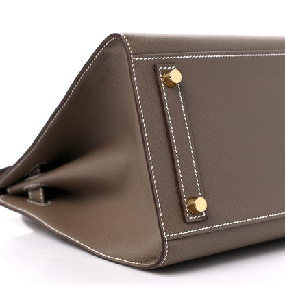 Hermes Epsom Birkin Sellier 30 Etoupe 8 of 9