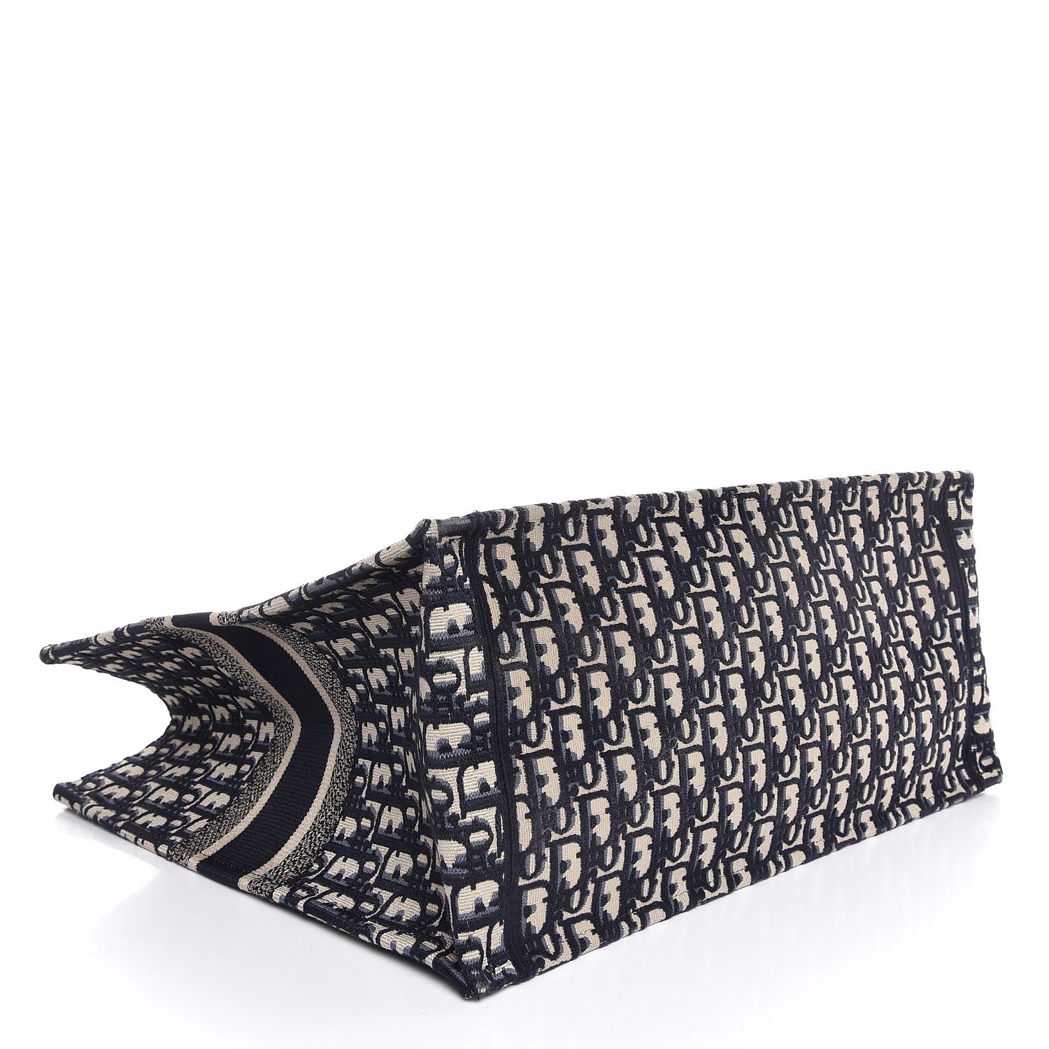 Christian Dior Oblique Book Tote Blue Multicolor 4 of 7