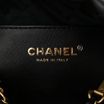 Chanel Shiny Calfskin Quilted Mini Chanel 22 Black 6 of 10