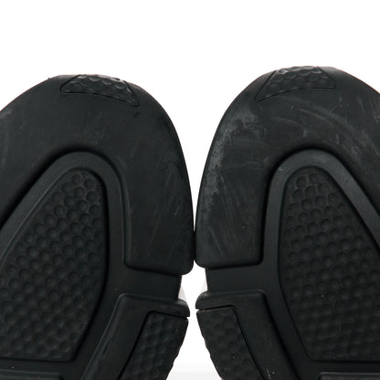 Balenciaga Neoprene Knit Allover Logo Bi-Color Sole Womens Speed Sneakers 40 Black White 8 of 8