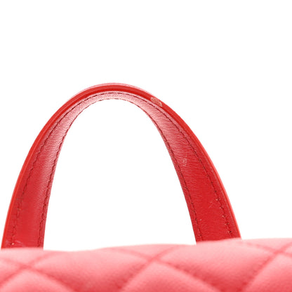Chanel Caviar Quilted Filigree Backpack Red 16 of 19