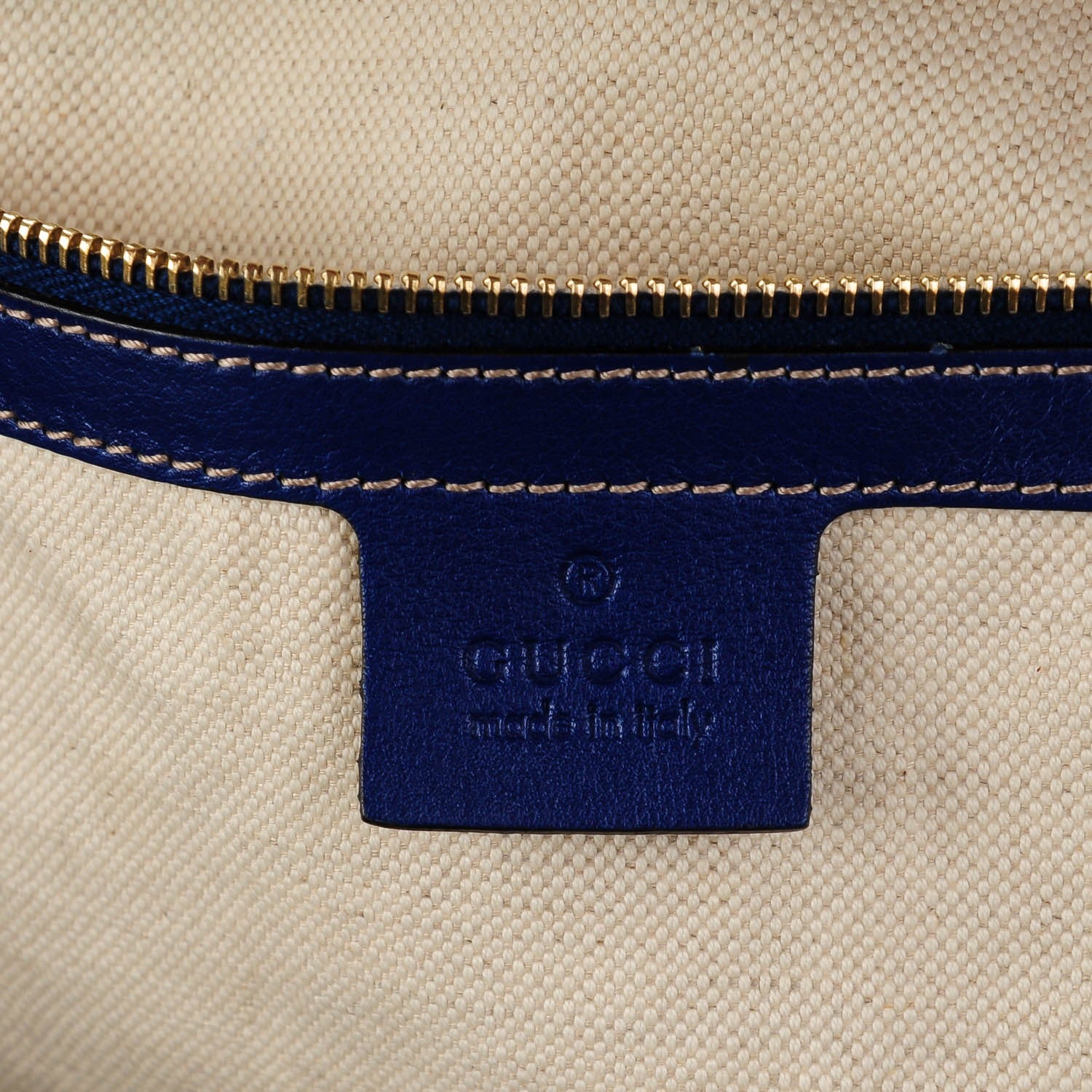 Gucci GG Plus Monogram Large Boston USA Flag Unicef Duffle Blue 6 of 7