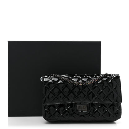 Chanel Patent Calfskin Quilted 2.55 Reissue 225 Flap So Black 13 of 13