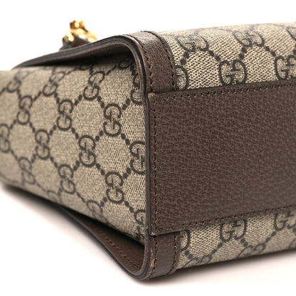 Gucci GG Supreme Monogram Small Ophidia Tote Bag Brown 9 of 13