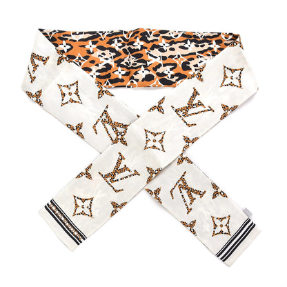 Louis Vuitton Silk Monogram Giant Jungle Bandeau Ivory 1 of 4