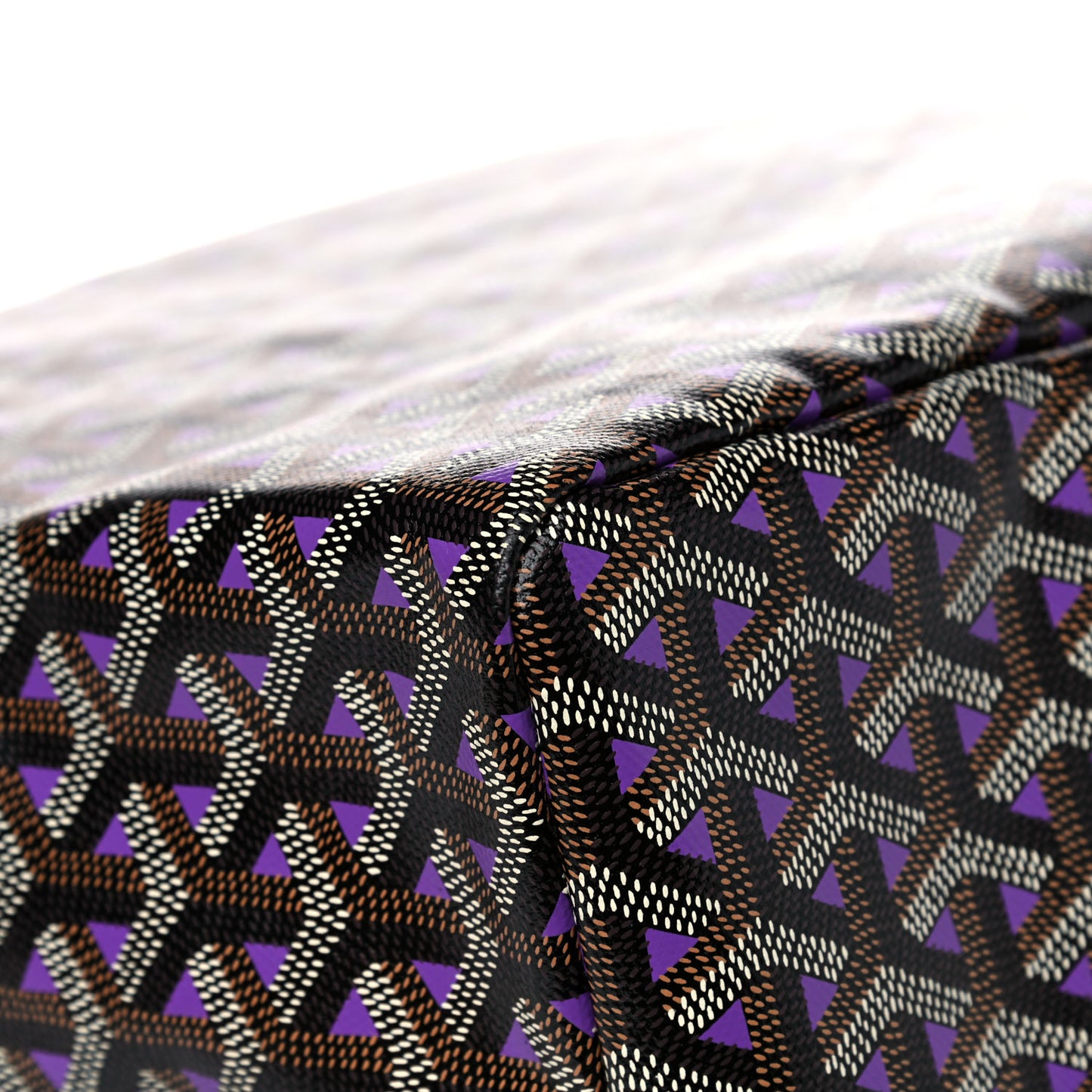 Goyardine Saint Louis Claire Voie GM Black Purple