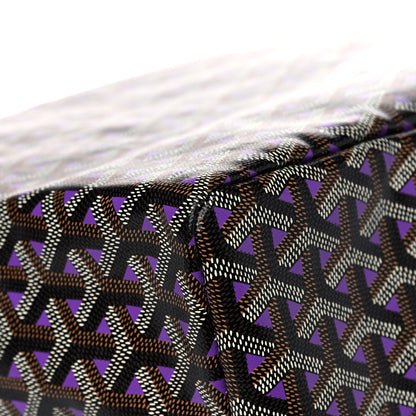 Goyard Goyardine Saint Louis Claire Voie GM Black Purple 9 of 13