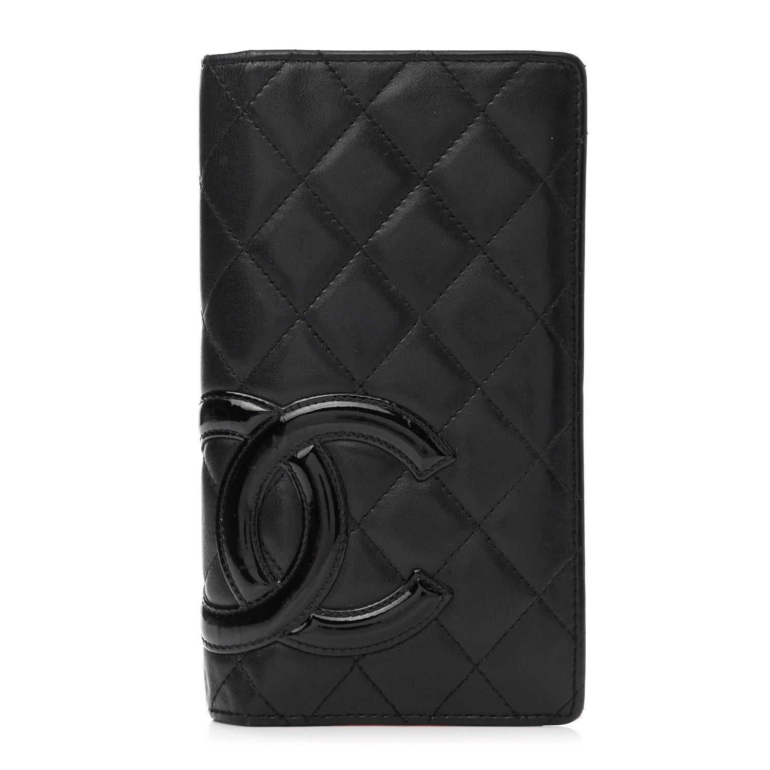 Chanel Calfskin Quilted Cambon Yen Wallet Black 1 of 16