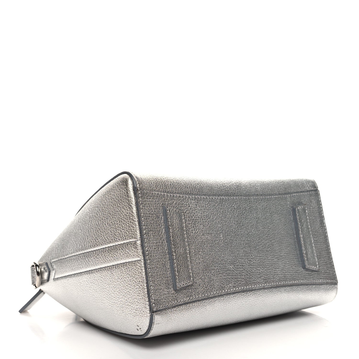 Givenchy Metallic Sugar Goatskin Small Antigona Silver 4 of 11