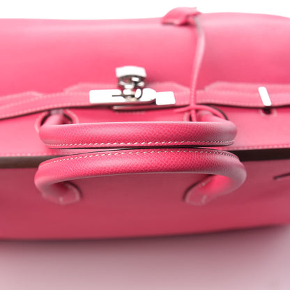 Hermes Epsom Candy Birkin 35 Rose Tyrien Rubis 14 of 33