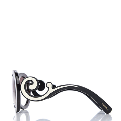 Prada Minimal Baroque Sunglasses SPR 08T Gradient Anthracite 3 of 8