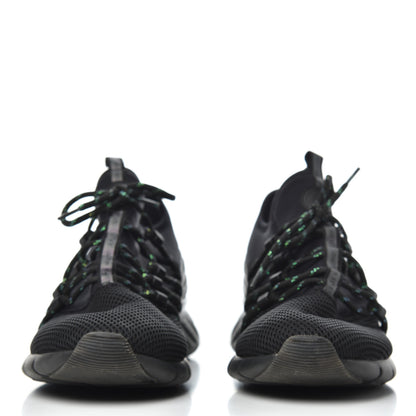 Louis Vuitton Neoprene Mesh Rubber Fastlane Low Sneakers 7.5 Black 2 of 15
