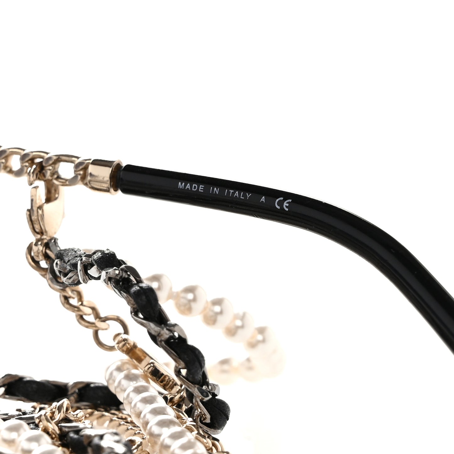 Round Chain Sunglasses 4245 Gold