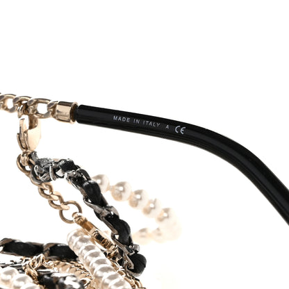 Chanel Round Chain Sunglasses 4245 Gold 6 of 6