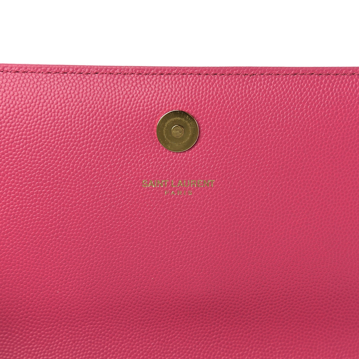 Saint Laurent Grain De Poudre Classic Monogram Cassandre Clutch Lipstick Fuchsia 6 of 9