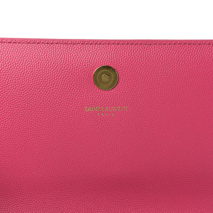 Saint Laurent Grain De Poudre Classic Monogram Cassandre Clutch Lipstick Fuchsia 6 of 9